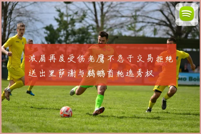 浓眉再度受伤老鹰不急于交易拒绝送出里萨谢与鹈鹕首轮选秀权