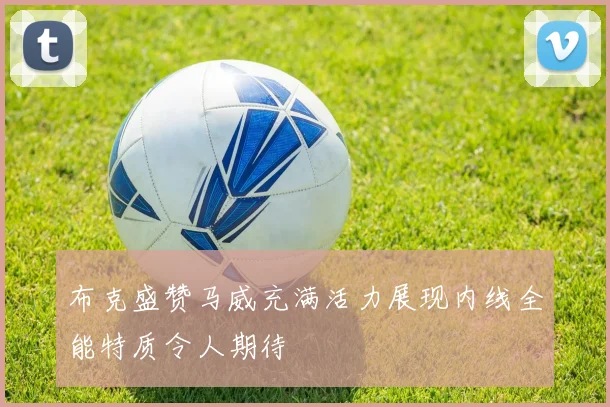 布克盛赞马威充满活力展现内线全能特质令人期待